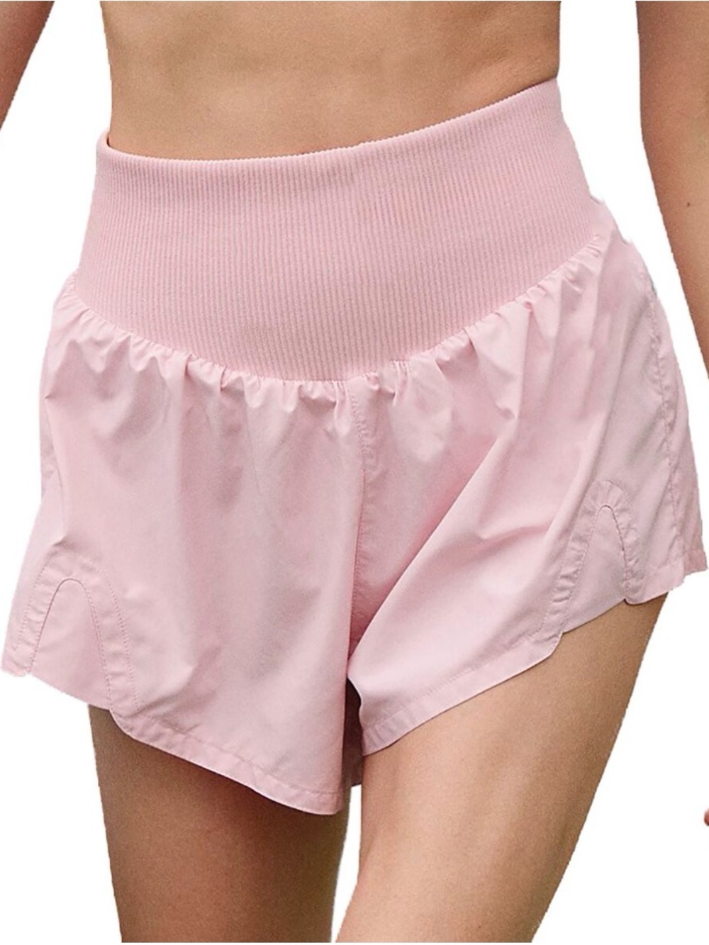 Free People New Carpe Diem Shorts in Nude Light Pink